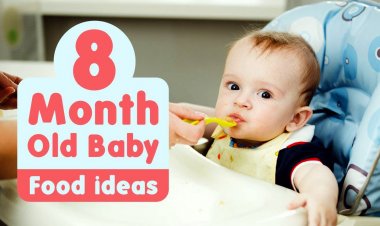 Diet chart of 8th months baby