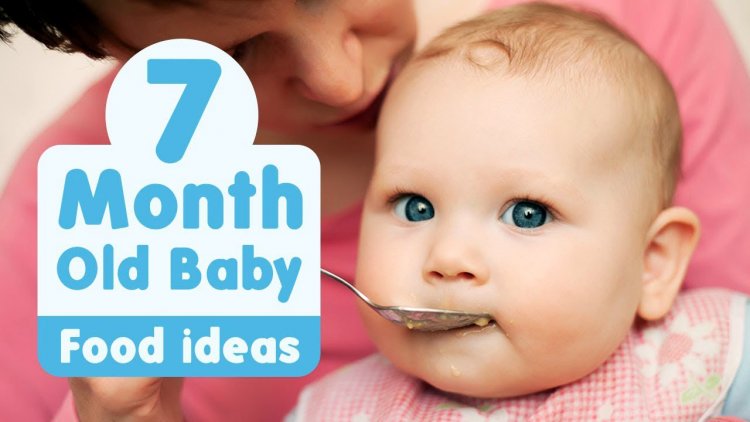 Seventh months baby diet chart